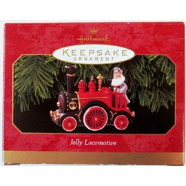 1999 Jolly Locomotive Hallmark ornament