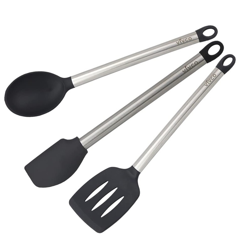 Vivco Kitchen 8 Piece Kitchen Utencil Set - Grey