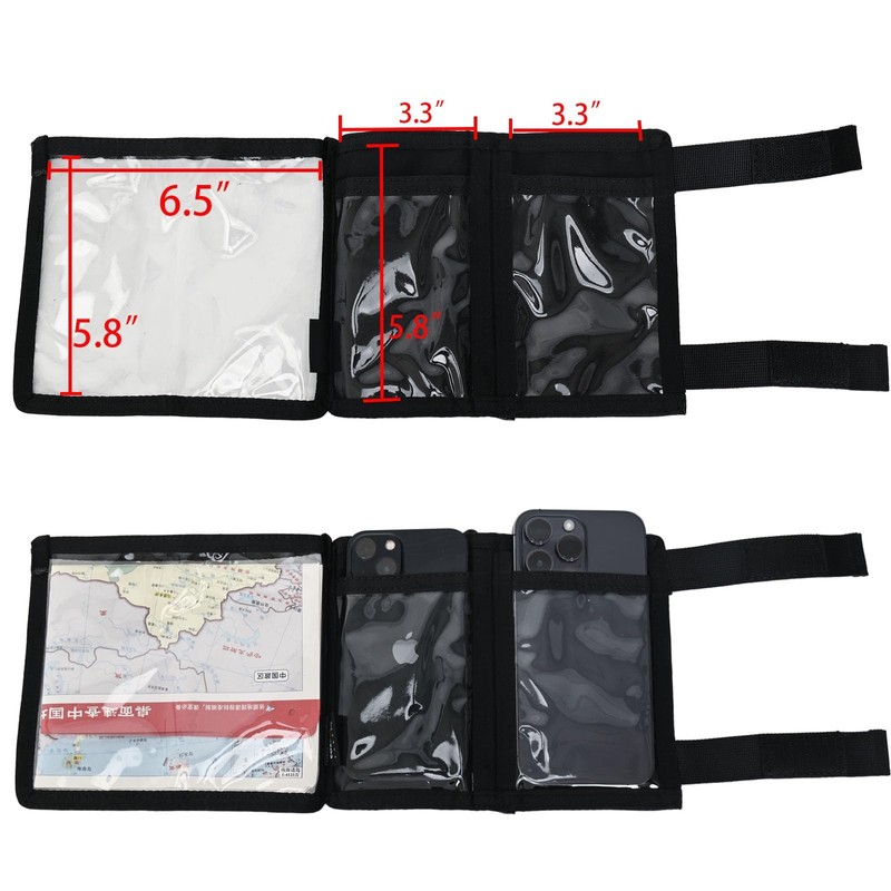 Tactical Arm Sleeve Map Pouch Case Documets Holder Wrist Case
