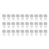 400Pcs Headliner Pins Plastic Stainless Steel Wide Application Easy Storage