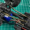 JGGZONE 8PCS TRX4M Brass High Clearance Chassis Links Set Black