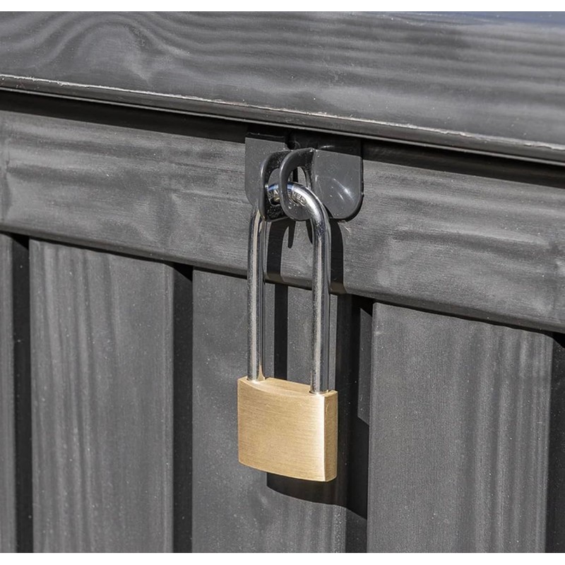 2 Pcs Heavy Duty Padlock Long Shackle Padlock with Keys,