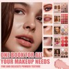 Professional Makeup Set with Eyeshadow, Lip Gloss, Highlighter, Blush and