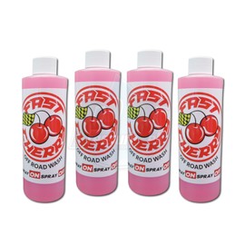 PressureTek Fast Cherry: Off-Road Vehicle Wash for Dirt Bikes, ATVs, and UTVs, 8 oz (4)