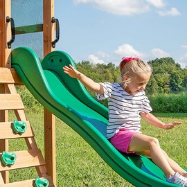 Dakzhou 4 Luminous Playground Safety Handles, Sturdy Swing Sets Safety Grab Toys, Jungle Gymnastics and playroom Ladder Handles, Door Handles, bunk Bed Handles (Black)