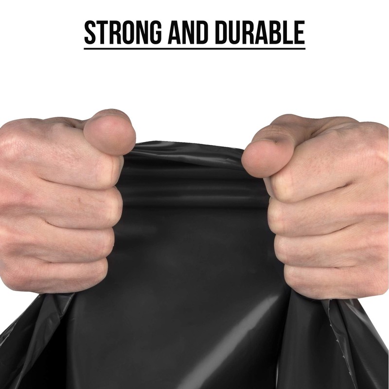 Ultrasac 55-60 Gallon 6.0 MIL Black Heavy Duty Trash Bags