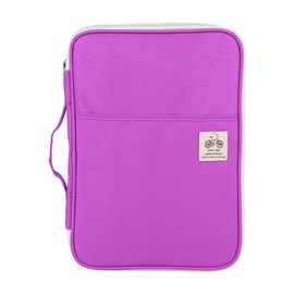 Hztyyier Bolsa de Documentos A4 Carpeta de Archivos Portafolio Organizador Computadora Portátil Estuche con Cremallera 5 Colores Opcionales para Hombres Mujeres(36 * 26 * 2cm-Púrpura)