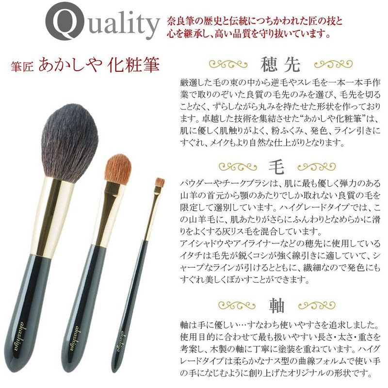 Belief or Makeup Brush High-grade Type Blush & Comb Black