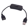 USB Cable with Switch, Yeebline 3-Pack USB Male to Female