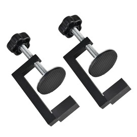 2pc Sturdy C-Clamp, Universal Table Clamps for Wood, Plastic, Wicker Chairs and Sectional Sofas for Outdoor Garden and Patio Use Durable and Stable Design, Free Your Hands