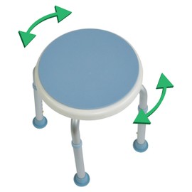 Aidapt Bath Stool with Rotating Seat (Eligible for VAT Relief in The UK)