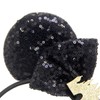 ECOSCO 2 Pcs Mouse Ears Headbands Glitter Sparkly Princess Ears