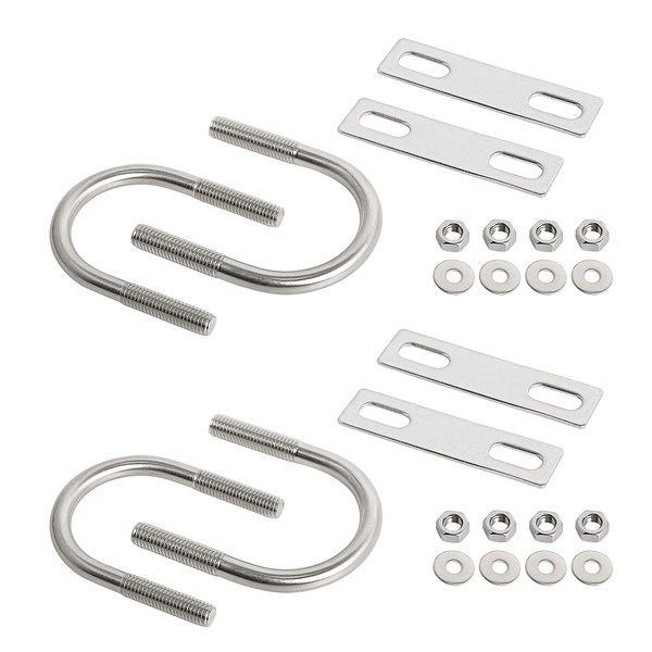 4 Pcs Round U-Bolt 42 Nm (1.65") Inside Width 304