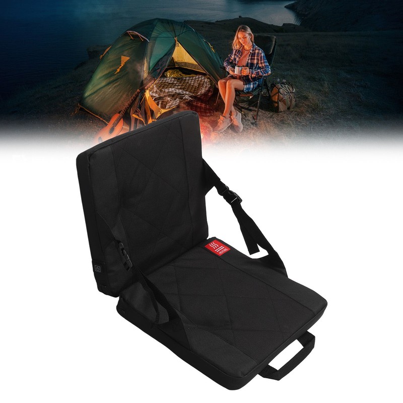Folding Heated Cushion 3 Levels Temp Soft Breathable Portable Heating