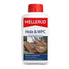 Mellerud MELLERUD Holz & WPC Impr?gnierung | 1 x 0,5 l | Wirksamer Langzeitschutz von Holz-, WPC- und BPC-Fl?chen im Au?enbereich