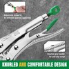 SK 5-Piece Locking Pliers Set, Long Nose & Curved Jaw