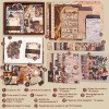 Journal Scrapbook Papel Stickers Y Agenda Vintage Calcomanía