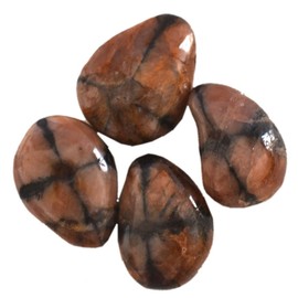 Cross Stone - Chiastolite Stone Pendant | Worry Stone Healing Stone | Tumbled Stone Gemstone Jewellery Pendant, Gemstone, Cross stone chiastolite