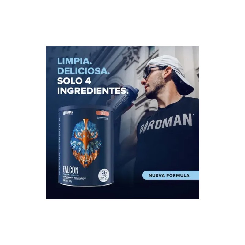 Proteina Fitness Birdman Falcon Nueva Fórmula Chai 960 G F
