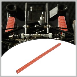 RATCHROLL Heat Resistant Exhaust Pipe Flexible Intake Hose 51mm x 1m Long Red Replacement Car Parts