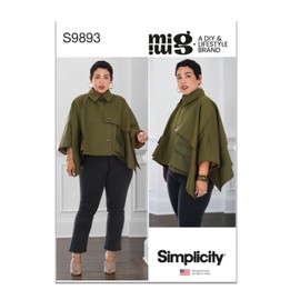 Simplicity Misses Jacket Sewing Pattern Packet, Multicolor