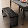 APRTAT Bamboo Dining Bench, 35 inch Farmhouse Decor Indoor Kitchen