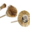15Pcs Wire Brushes Soft Brass Wire Brush Rotary Tool Cleaning