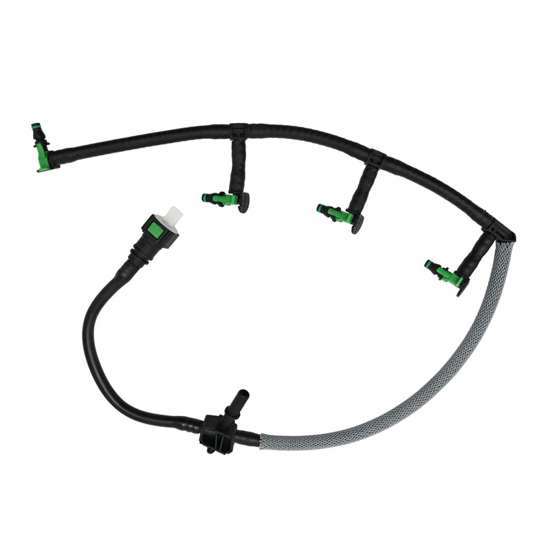 Hoypeyfiy Injector Fuel Return Leak Off Pipe Replacement for Ford