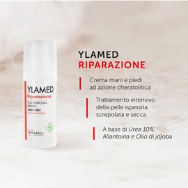 Ylatì Ylamed 3.0 - Reparierende und ermüdungsfreie Hand- und Fußcreme mit Urea und Vitamin E - 50 ml