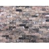 Emperador Splitface Mounted Marble Mesh Glazed and Textured Mosaic in