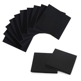 Foam Padding Sheets with Adhesive Backing - 1/4" Thick Self Stick Neoprene Insulation Foam,4 Inch Long X 4 Inch Wide - Closed Cell Foam Sheet Square Pad (8, 4in X 4in X 1/4in)