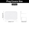MECCANIXITY 32 Pack Outlet Covers Proofing, Plug Covers Easy Installation