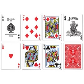 Matsui Gaming Machine Playing Cards BICYCLE Bicycle Rider Back Red