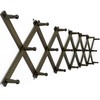 WEBI Accordion Wall Hanger,Accordion Hat Rack for Wall,Expandable Wooden Coat