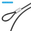 PATIKIL 9 Inch Safety Cable Lock, 10 Pack Stainless Steel