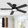 Fanbulous 42inch Ceiling Fan with Light and Remote Modern Flush