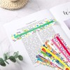LONZIKP Pack of 8 Coloured Reading Stencils for Dyslexia Reading