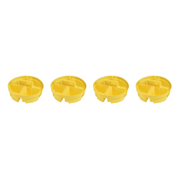 Bucket Boss Bucket Stacker Small Parts Tray in Yellow, 15051