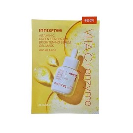 Innisfree Vita C Green Tea Enzyme Brightening Serum Gel Mask / 비타씨 그린티 엔자임 브라이트닝 세럼 겔 마스크