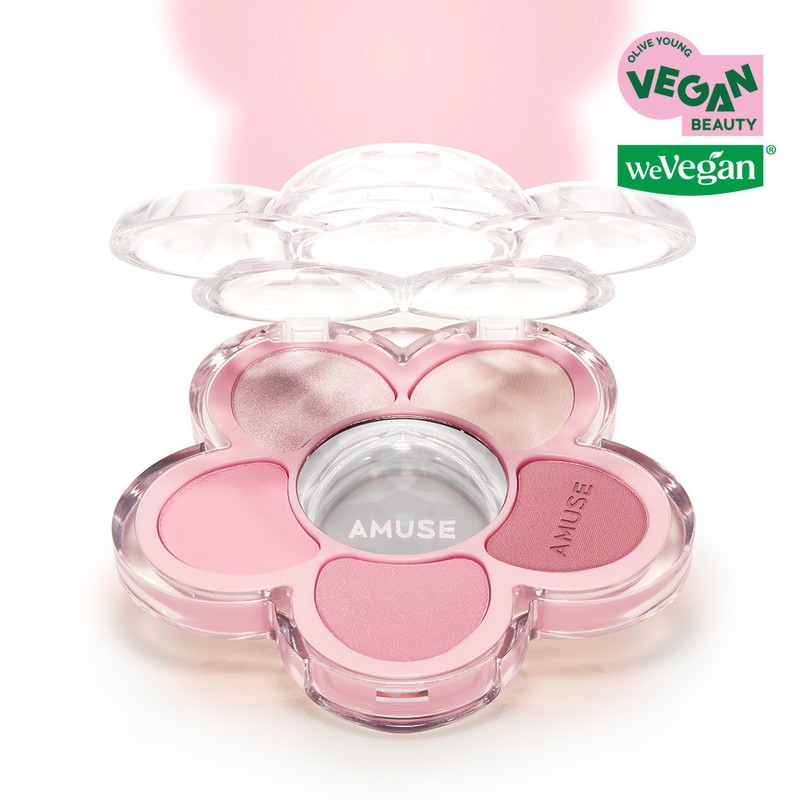 AMUSE Flora Eye Palette - 01 Flora Peach