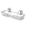 SANNO Suction Cup Shower Caddy Storage Combo Organizer, No Damage