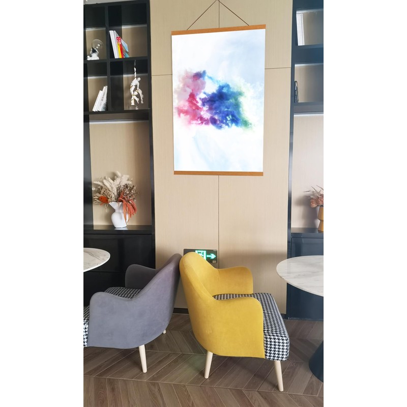 Medog Magnetic Poster Hanger Frame, 8“ Wide, Display Posters 8x10