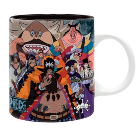 ABYSTYLE Tasse One Piece Blackbeard Crew, offizielles Produkt, 320 ml, hochwertiger Druck, Kartonbox