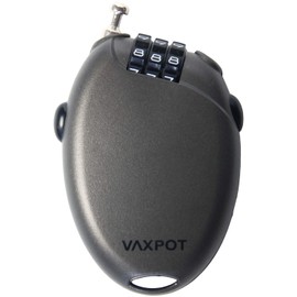 VAXPOT VA-2830 Cable Lock, Cable Length: Approx. 27.6 inches (70 cm), Dial Lock Type