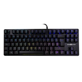 GAME FACTOR KBG500-RD Teclado Mecánico Gamer, con Ñ Tenkeyless, Retroiluminación Full RGB, Antighosting, Switch Red, Español para PcMacWindows,...    