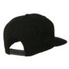 e4Hats.com Jewish Star Embroidered Prostyle Snapback Cap - Black OSFM