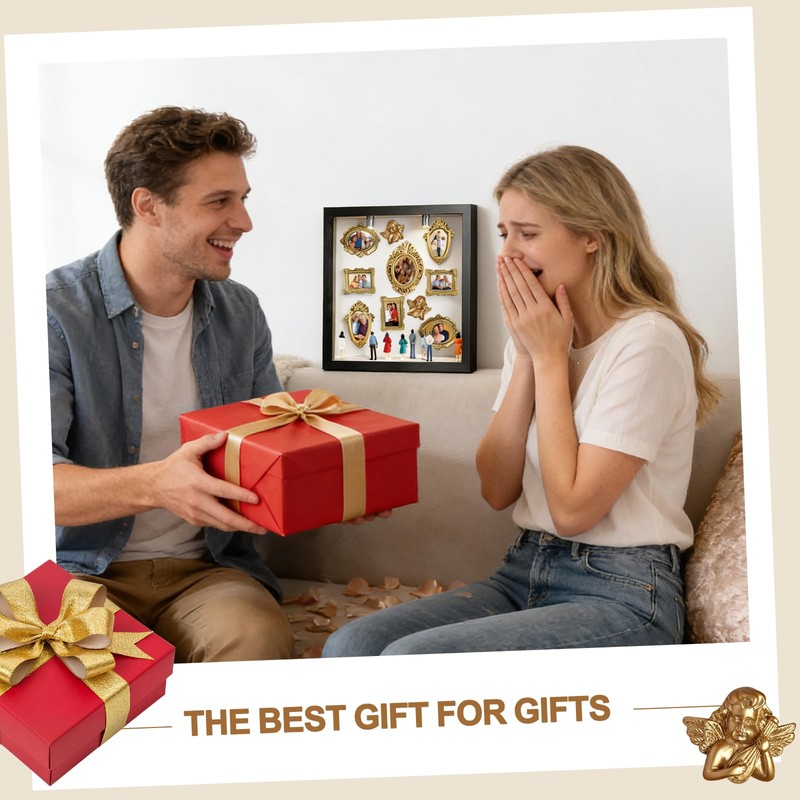 DIY Mini Museum Silhouette Box, Shadow Box Frame Kit with