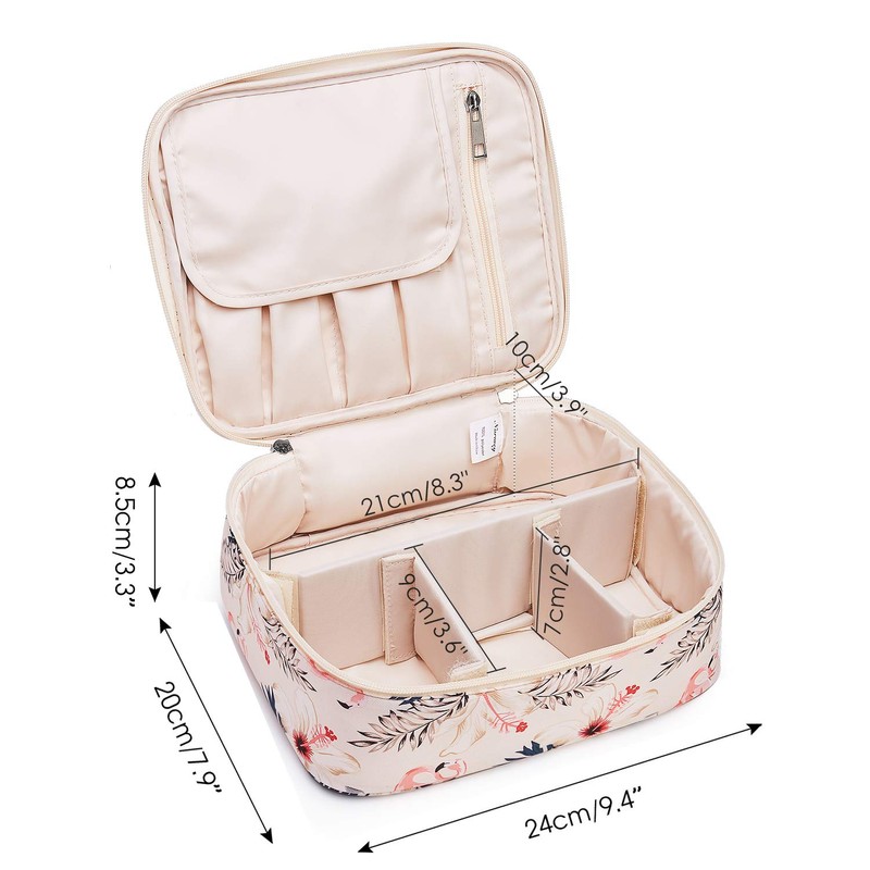 Travel Makeup Bag Large Cosmetic Bag Make up Case Organizer