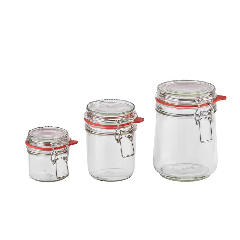 Wire Clip Glass 800 ml