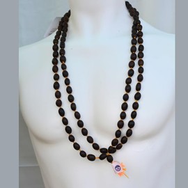 Shiva Lingam Shop kamal gatta Japa mala, 108+1 beads hindu prayer yoga meditation japa mala Lotus Seed Necklace or Goddess Laxmi Daily Puja Yoga Prayer